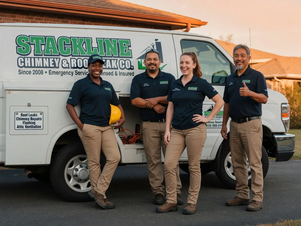 Chimney flashing repair company in Etna, CA